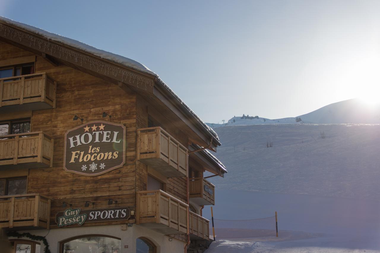 לה גראן-בורנו Hotel Les Flocons מראה חיצוני תמונה